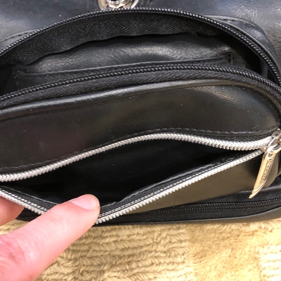 Women’s Purse - Imitation Leather, Black - Picture 6 of 16